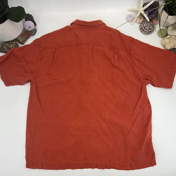 Tommy Bahama Rust Vintage Button and Shirt - Picture 4 of 7